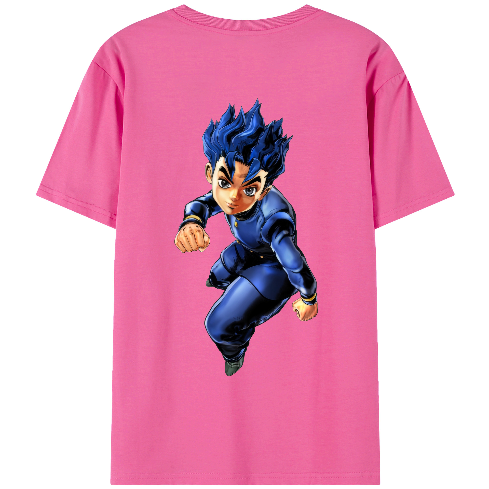 （画像用） ジョジョの奇妙な冒険 広瀨康一 JoJo's Bizarre Adventure Hirose Koichi レディース半袖Tシャツ(バックプリント)